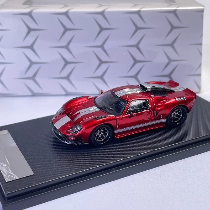 for RM Rhino, Ford GT40 Le Mans Limited 399 1:64 Alloy Car Model Collectible Ornament Simulation