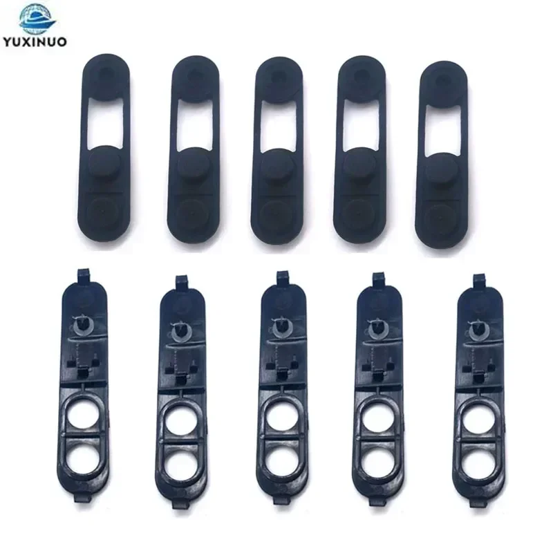 

5 Pair/Lot PTT Button Lock with PTT Rubber Key for Motorola XIR P3688 DEP450 DP1400 etc Radio Walkie Talkie Repair Kits