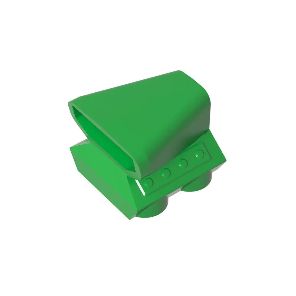 Gobricks 1PC 50943 Mattoni Motore Air Scoop Parti 2x2 Compatibile MOC Building Block Aereo Nave Motore Tecnologia Componente