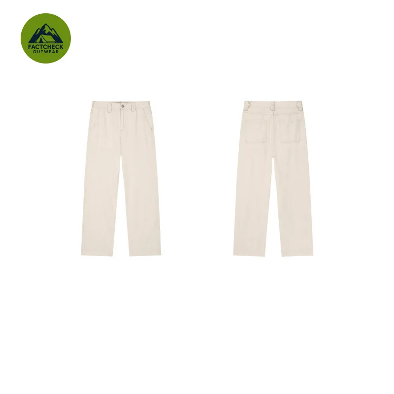 FACTCHECK Top Quality EU US Size Casual Pants Old Money Style 310G Cotton Casual Vacation Straight-Leg Men Trousers