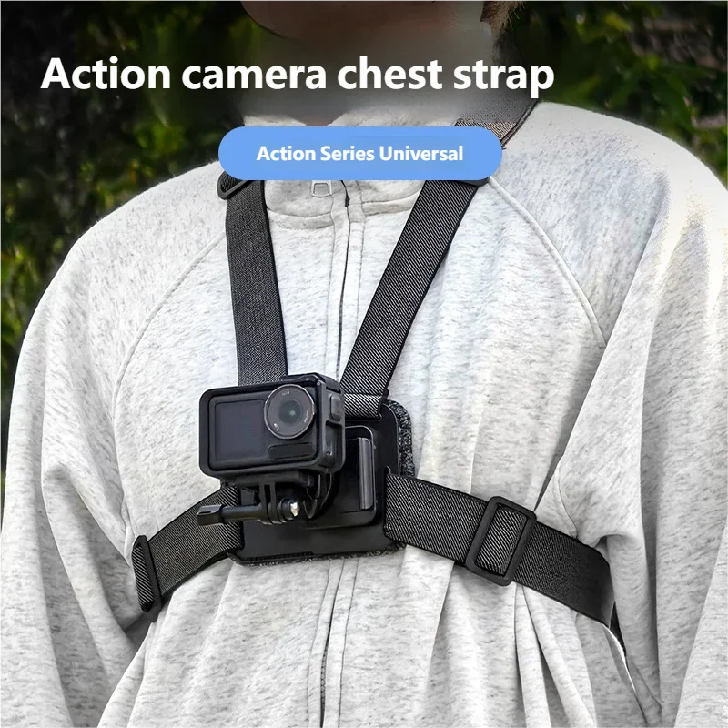 

Vest-Style 360° Rotating Quick-Release Chest Mount Harness Compatible with GoPro DJI Insta360 for First-Person POV Shooting
