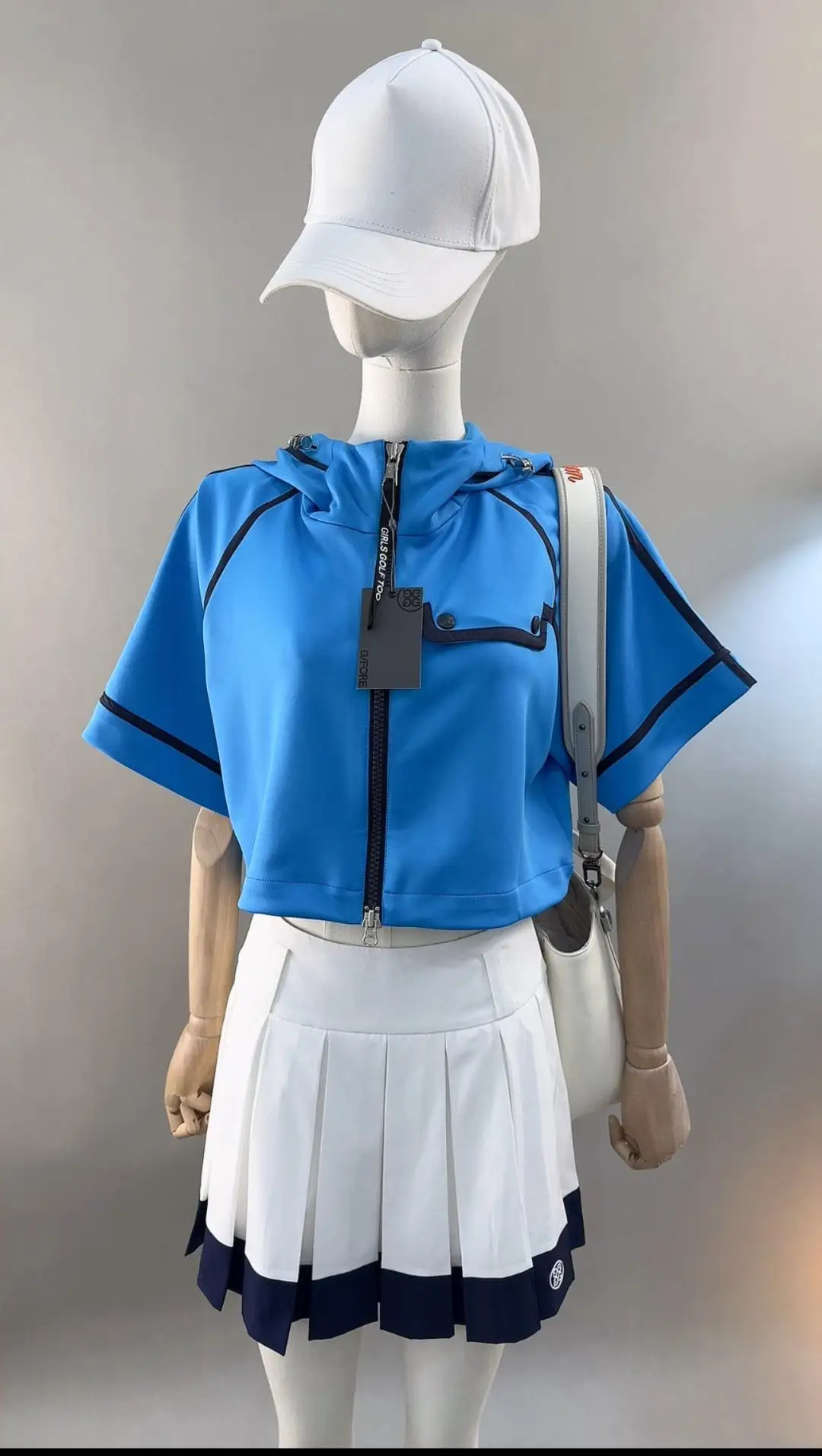 Ladies Short Cape Sunscreen Outerwear Summer Golf Clothing Windproof Breathable Loose Fit Sun Protection Coat