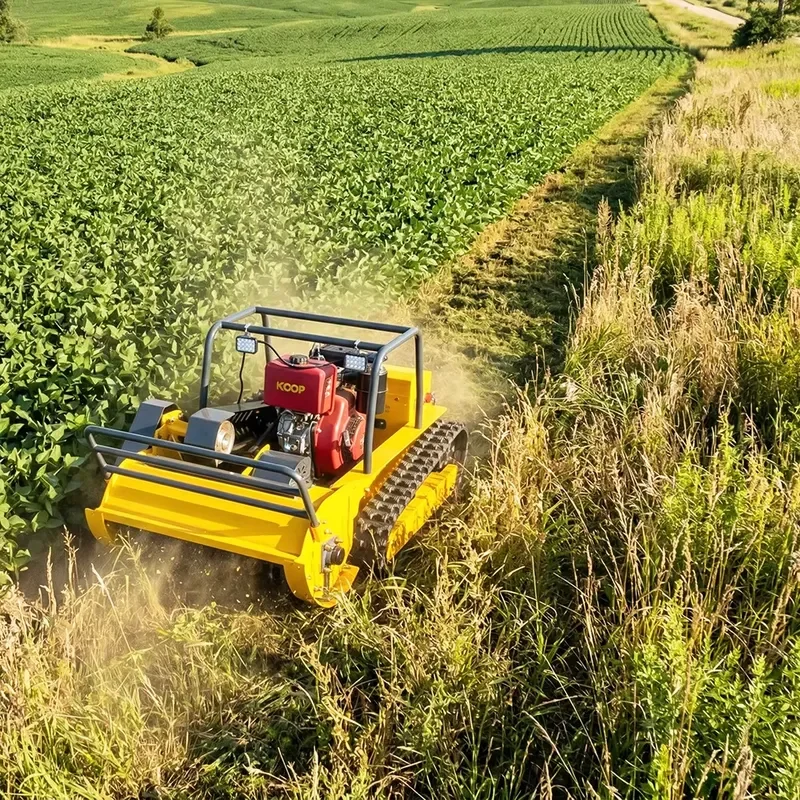 4-Stroke Steep Slope Flail Mower 55 Climbing 500M Remote Distance DIY Industrial Grade for Hillside Orchard Management