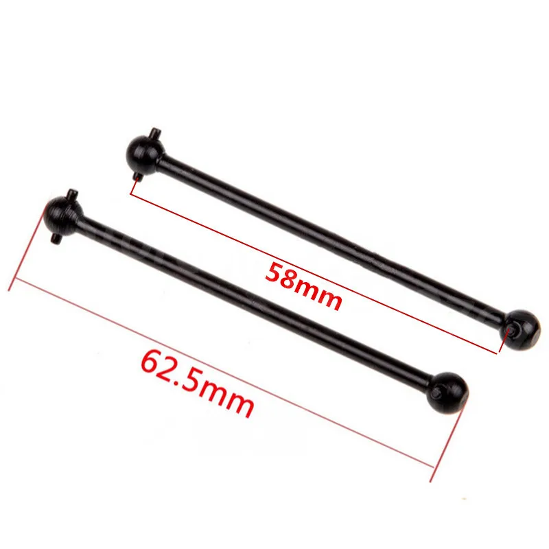 

86062 HSP Kidking Front / Rear DogBones 62.5mm For 1/16 RC Cars Spare Parts Kingliness Nitro Power