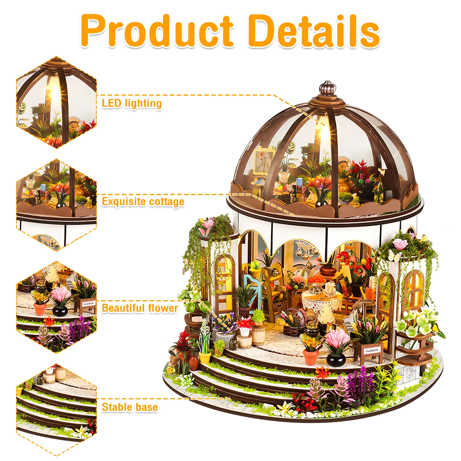 DIY Miniature Dollhouse Kit 3D - Outdoor Furniture Manufacturer review and price
