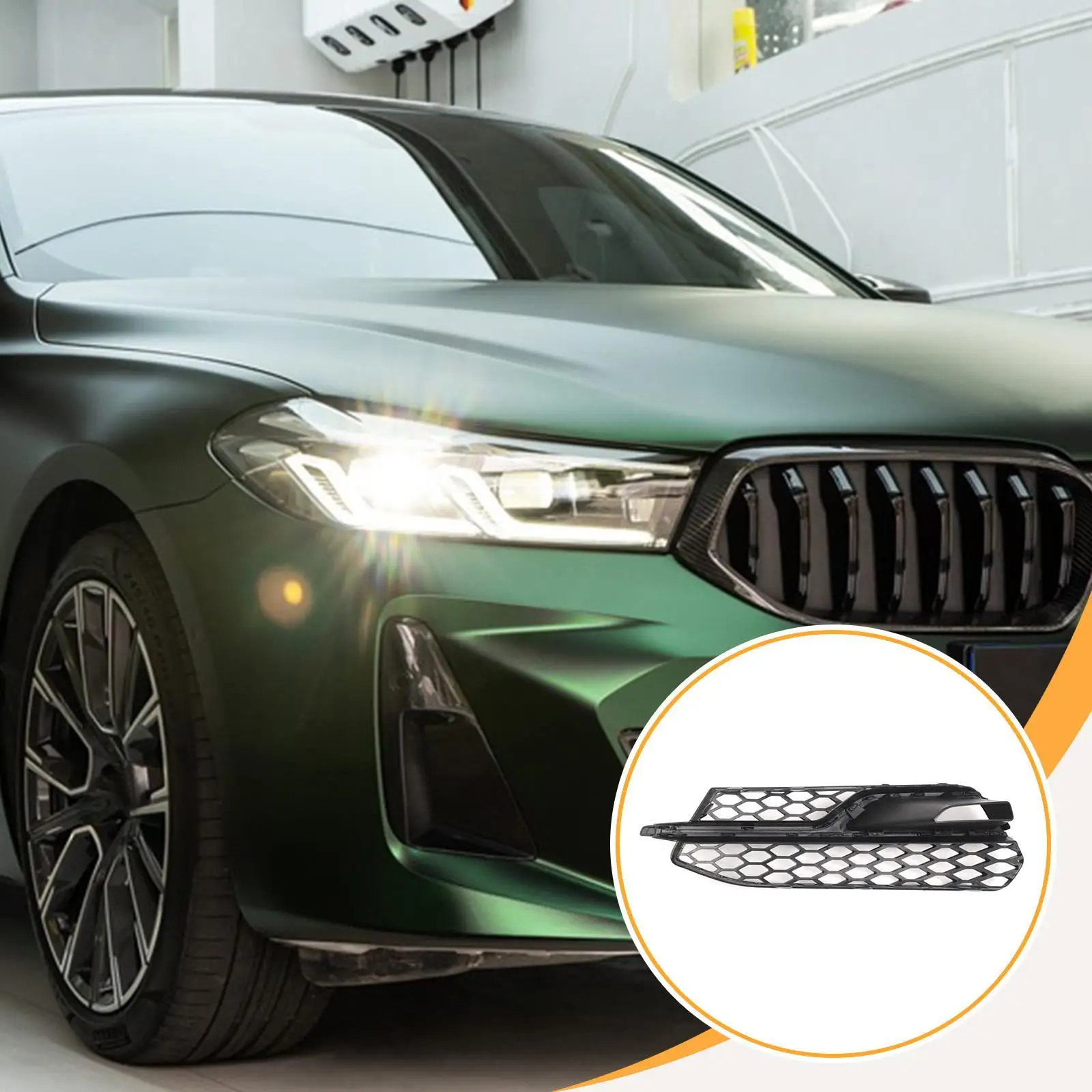 

Front Bumper Lower Grill 8V3 807 682 K Fog Light Grill Bezel Cover 8V3807681K9B9 for Audi A3 S Line 14-16 S3 13-17 Car Accs