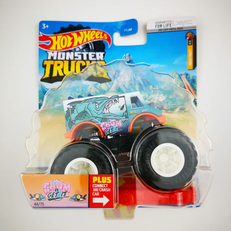 Hot Wheels 1:64 Monster Truck collectible die-cast metal children\'s toys four-wheel-drive SUV fyj44 Boy\'s gift