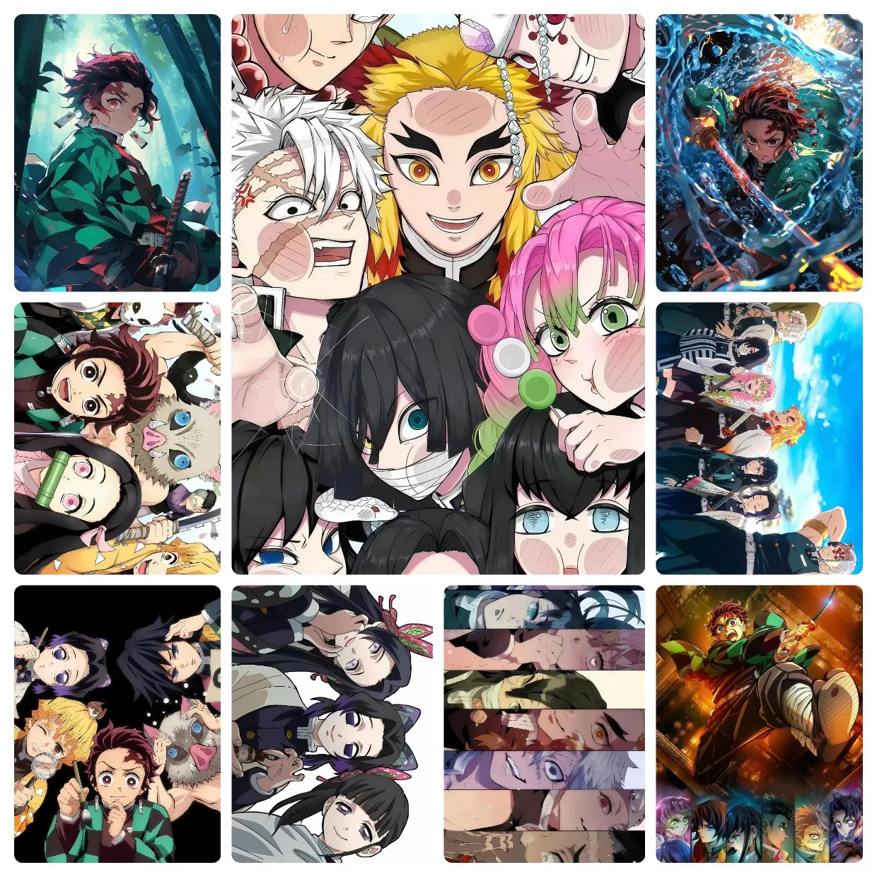 Demon Slayer Kimetsu Anime Character Jigsaw Puzzles 500/1000/1200/2000PCS Handmade Art Exquisite Home Decor Gift No Frame