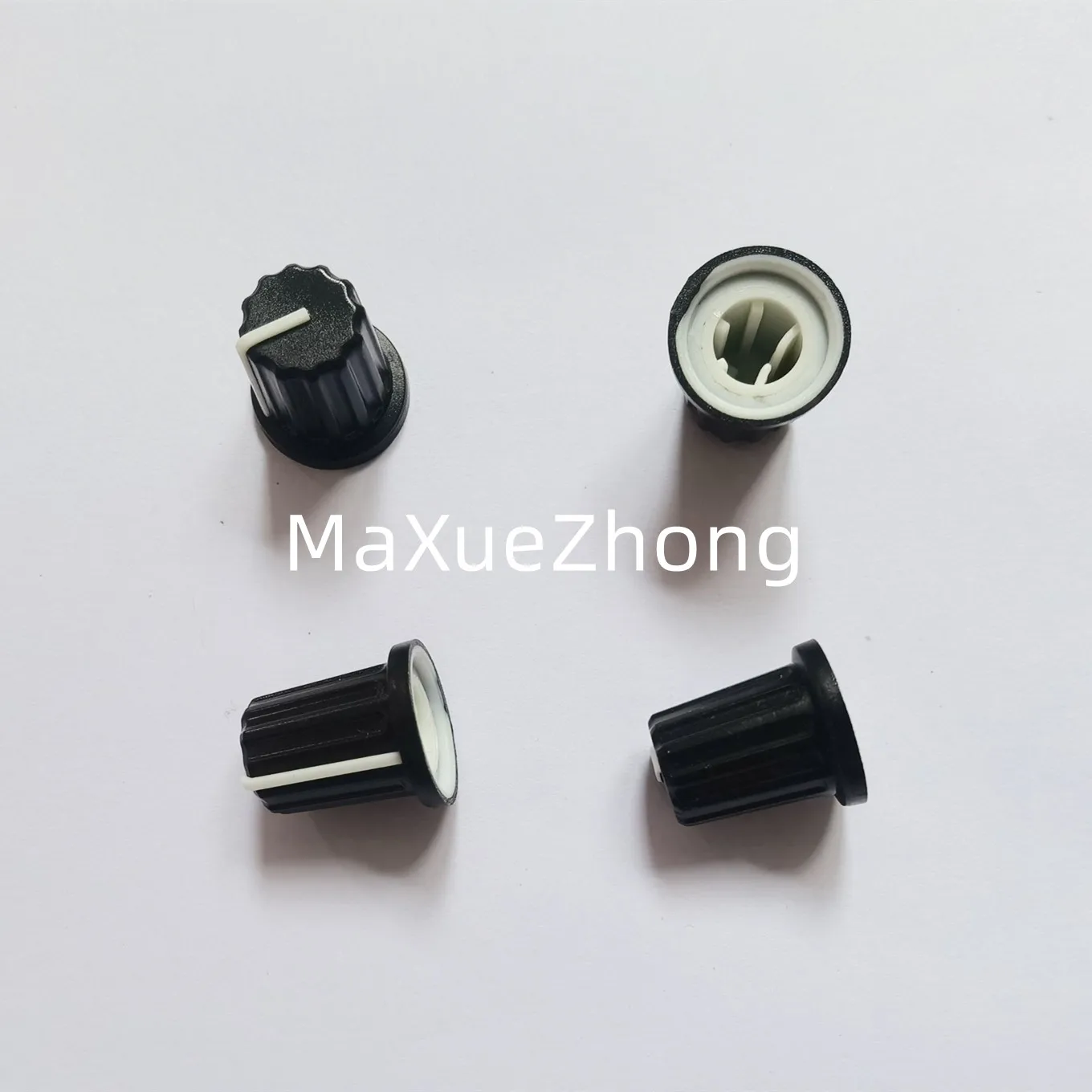 Original new 100% HJ-155 half axis potentiometer switch cap plastic knob cap black cap 0 degree 90 degree 180 degree 270 degree