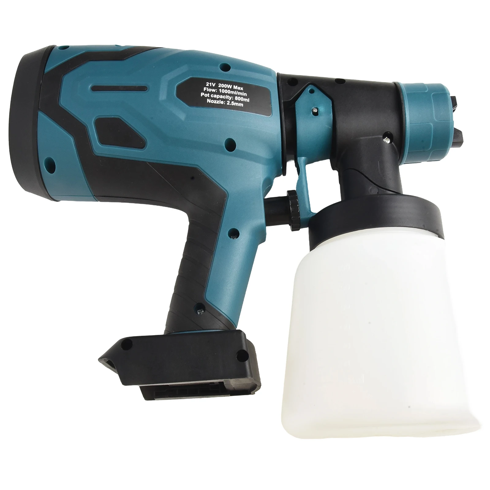 Cordless Handheld Paint Sprayer Compatible with For MK 18V Batteries Conveniently Equipped with an Easy Clean Setup