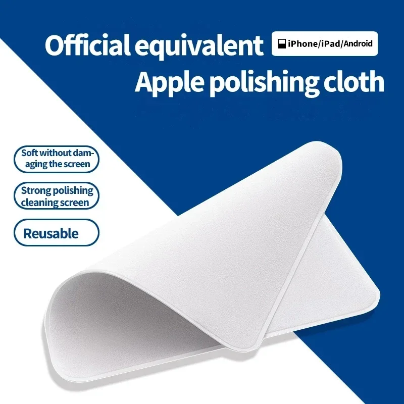 Polishing Cloth for Apple iphone 1:1 Nano-Texture Screen Cleaning Cloth for iPad Mac iPod Pro Watch Lens Camera Display Cleaner