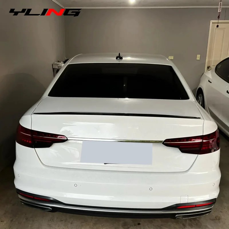 Car Rear Tail Trunk Lid Spoiler Wing For Audi A3 A3L S3 RS3 A4 A4L B9 A6 Sedan Body Kits Accessories