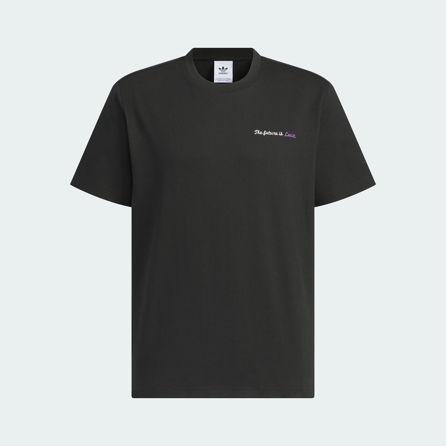 

Adidas genuine Unisex Three Stripes Simple Round Neck Short Sleeve T-Shirt JM7291