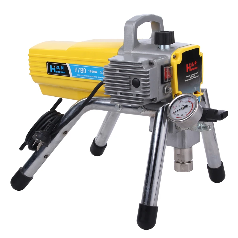 Professional Household Electric Airless Spray Gun Machine High Voltage Coatings Paint Latex Powerful DIY Spraying