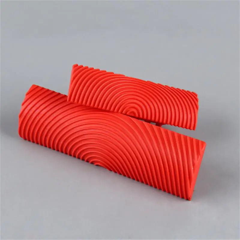 1~8PCS Rubber Roller Brush Painting Tools Imitation Wood Graining Wall Painting Home Decoration Art Embossing Graining