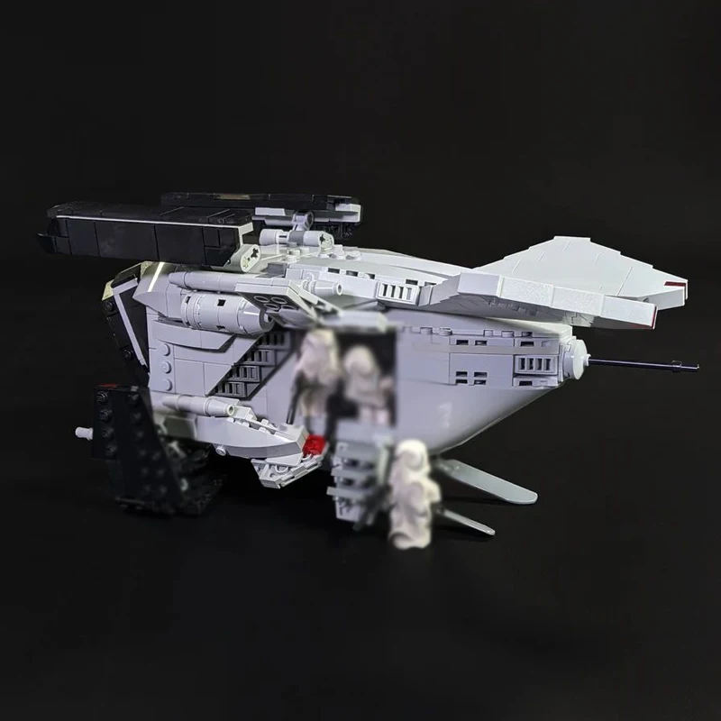 960 Pcs Mocs Sets Star Movie Spaceship Bricks Imperia Imperial Gunship & Pat Starfighter Kits Model Builidng Blocks Fighter Toys