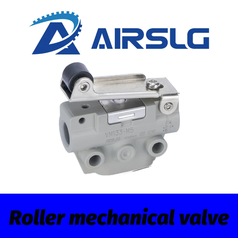 Pneumatic roller switch two position two way three-way mechanical valve manual valve VM131-01-00A VM120-01-00A VM133-M5-01SA