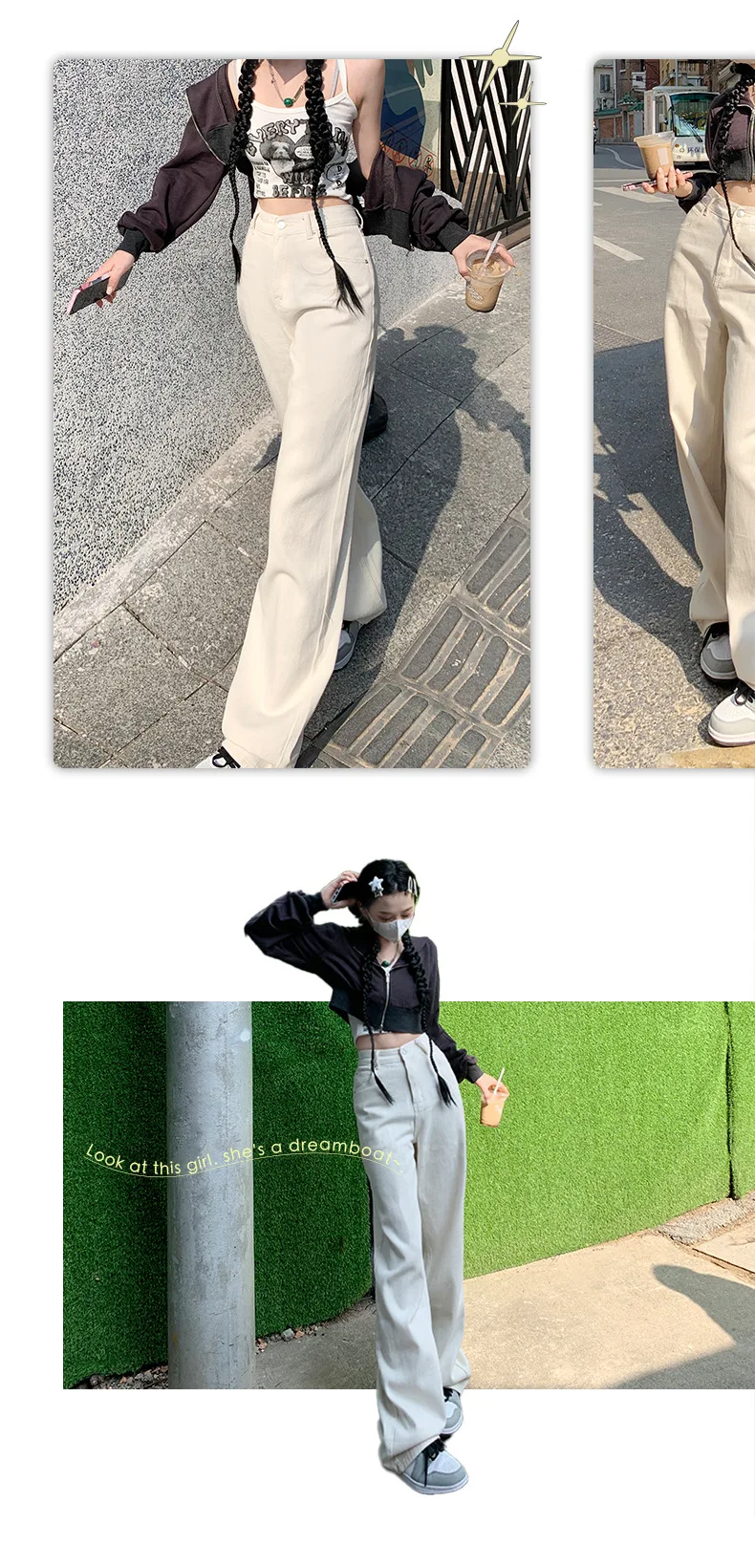 ジーンズ ハイウエスト 女性 プラスサイズ ビッグサイズ カーヴィー体型 女性用 デニム ファッション 快適 ベーシック シンプル 日常 多用途