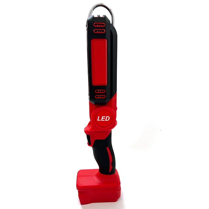 ไฟฉาย LED สำหรับงานหนัก Milwaukee สว่างพิเศษ 90 องศา แบบหนีบ ใช้แบตเตอรี่ลิเธียม 20V M18 ไฟส่องสว่างแบบกระจายแสง สำหรับใช้งานกลางแจ้ง ตั้งแคมป์