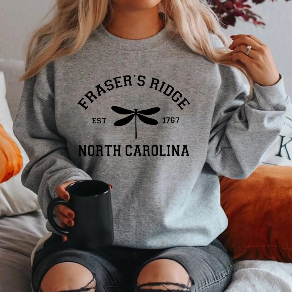 フレイザーのリッジ スウェットシャツ アウトランダー サセナック シャツ 女性用 長袖スウェットシャツ グラフィック パーカー アウトランダー ブック シリーズ ファン ギフト