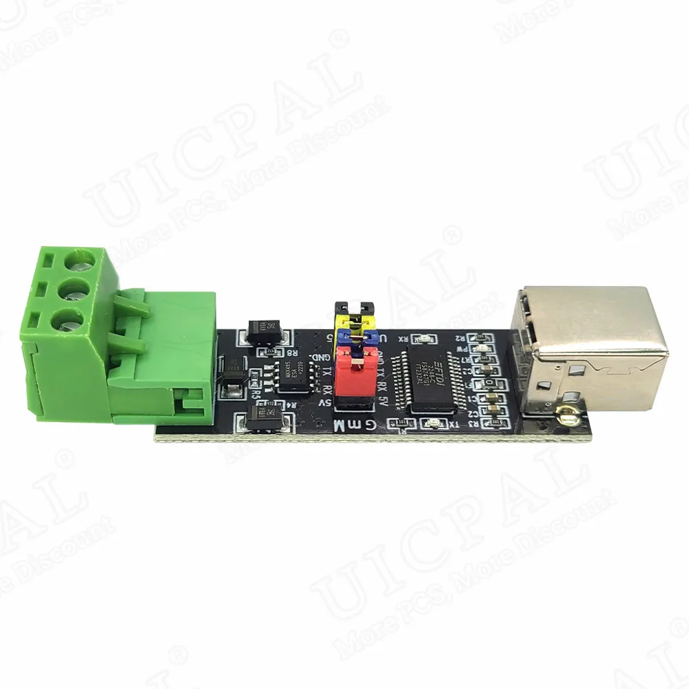 USB to TTL Conversion Module USB 2.0 to RS485 Converter FT232RL Chip TVS Tube USB Self-recovery Protection