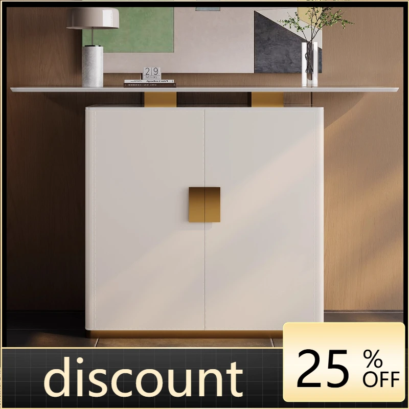 LMM modern light luxury home front door shoe cabinet integrated door villa cabinet