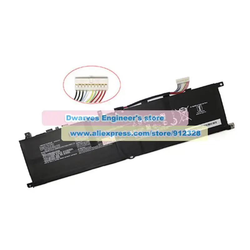 Genuine 15.2V 65Wh 4280mAh BTY-M57 Battery For MSI GS65 9SE 9SF GP66 Leopard 10UE 10UG 11UE 11UG 12UE 12UG 12UH Vector GP76 GP77