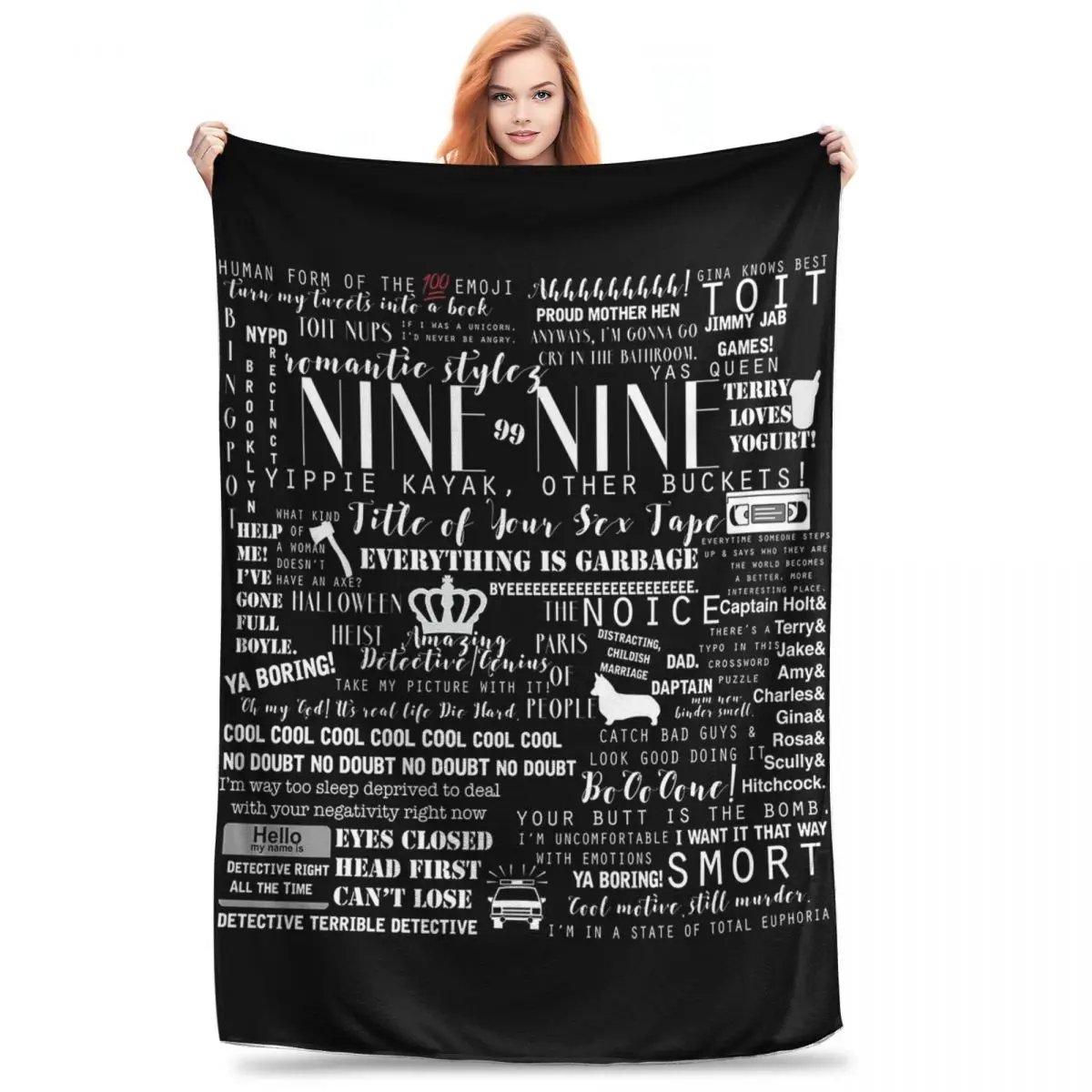 B99 Memorable Quotes Blanket Fleece Multi-function Throw Blankets Sofa Throw Blanket For Couch Bedding Office Throws Bedspread