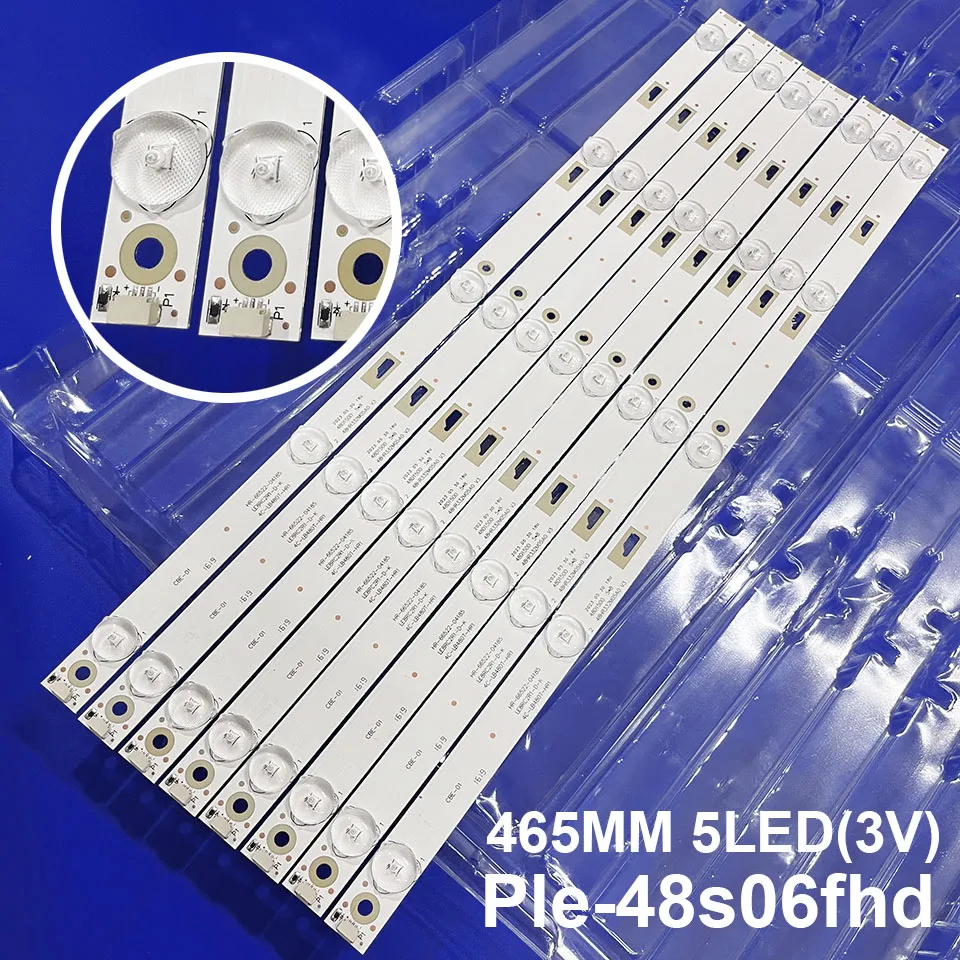 

Лента светодиодной подсветки для Ple-48s06fhd SI49FS Hkp49uhd5 Ple-49s07fhd 8tiras 5 светодиодов