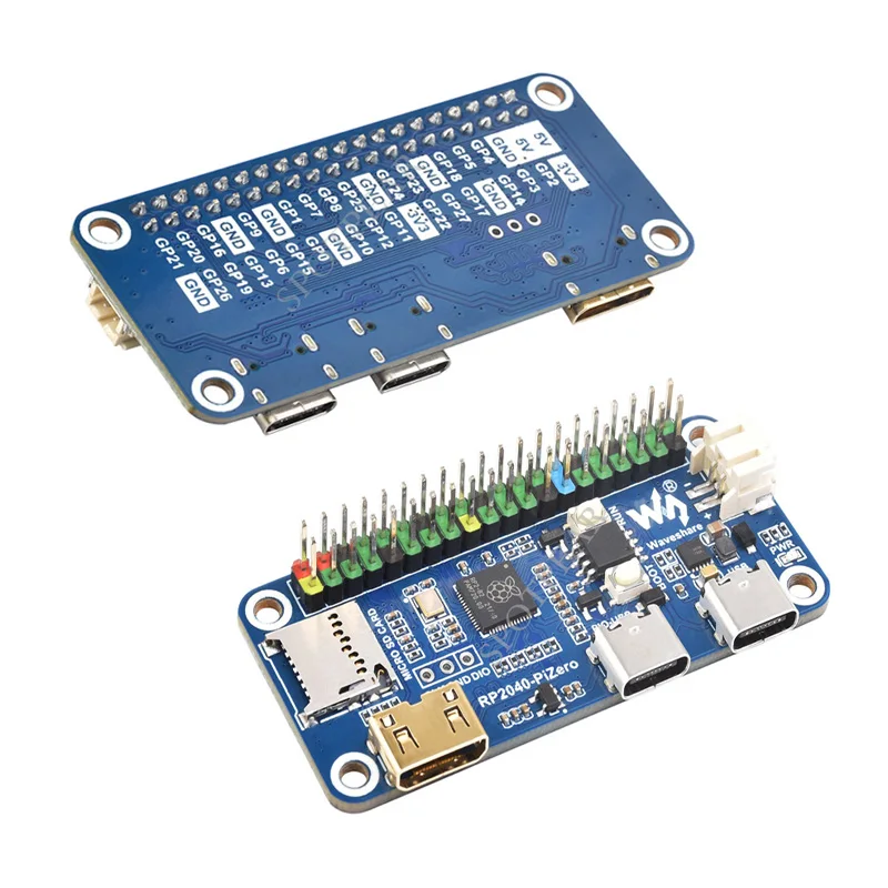 

RP2040 PiZero Based On RP2040 Chip Compatible with Raspberry Pi ZERO Size(Not Raspberry Pi Zero Can Not rur Linux)