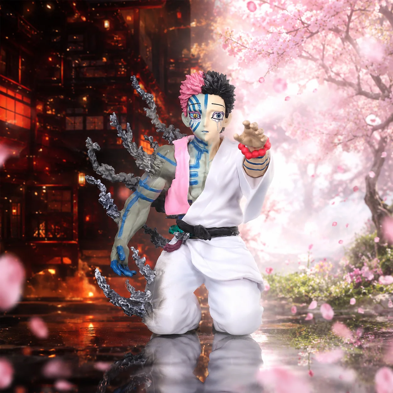 Demon Slayer Akaza Action-Anime-Figur Sammlerstücke, Figuren-Ausstellungsstücke, Anime-Figuren Weihnachtsgeschenke