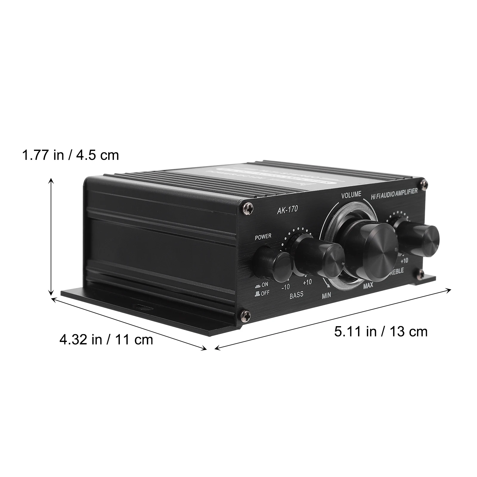 

Audio Amplifier Mini Speakers Aluminum Alloy Music Player High Fidelity Wireless Sound Amplifier No Noise Stereo