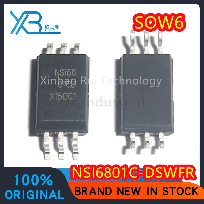 (5/10pieces) NSI6801C-DSWFR parts mark NSi6801CD SOW-6 isolation driver IC chip 100% original electronics new in stock