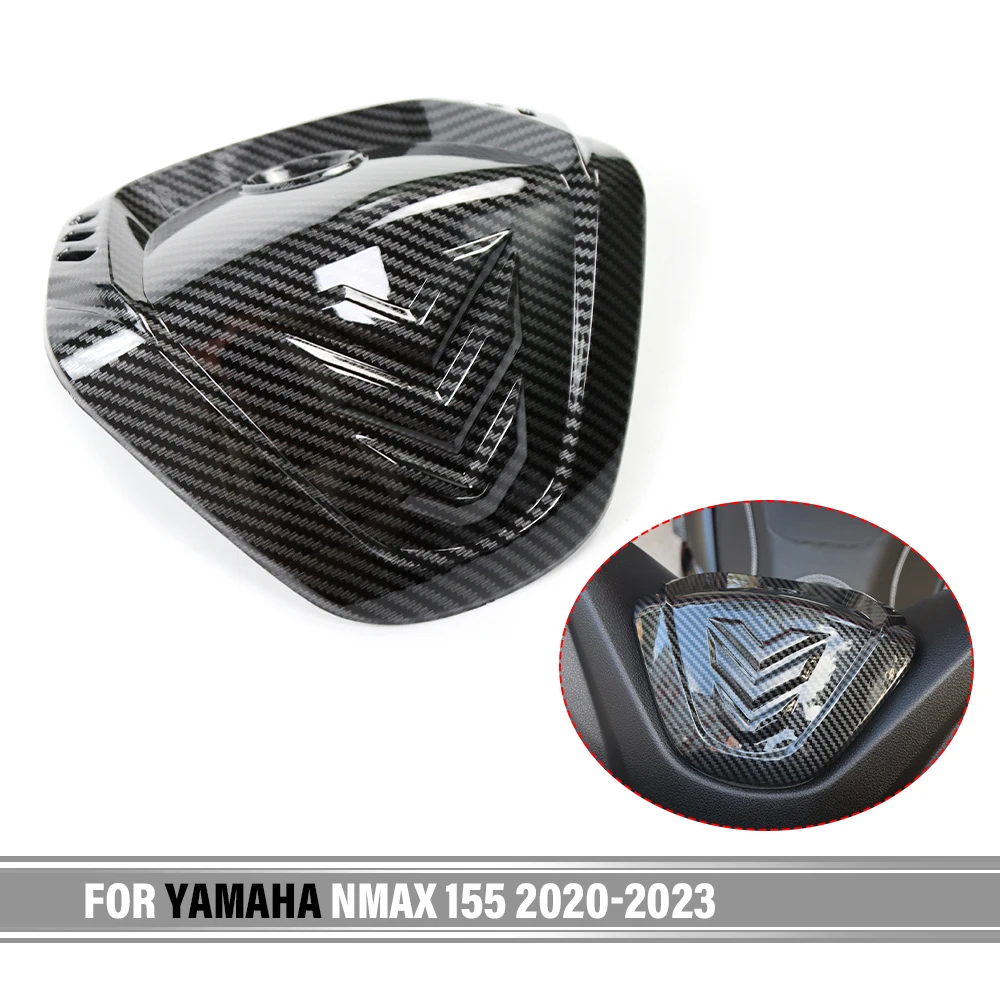 For Yamaha NMAX155 NMAX 155 2020 2021 2022 2023 Front Mask Cap Head Handlebar Cover Decorative Shell Cap Guard Carbon Fiber