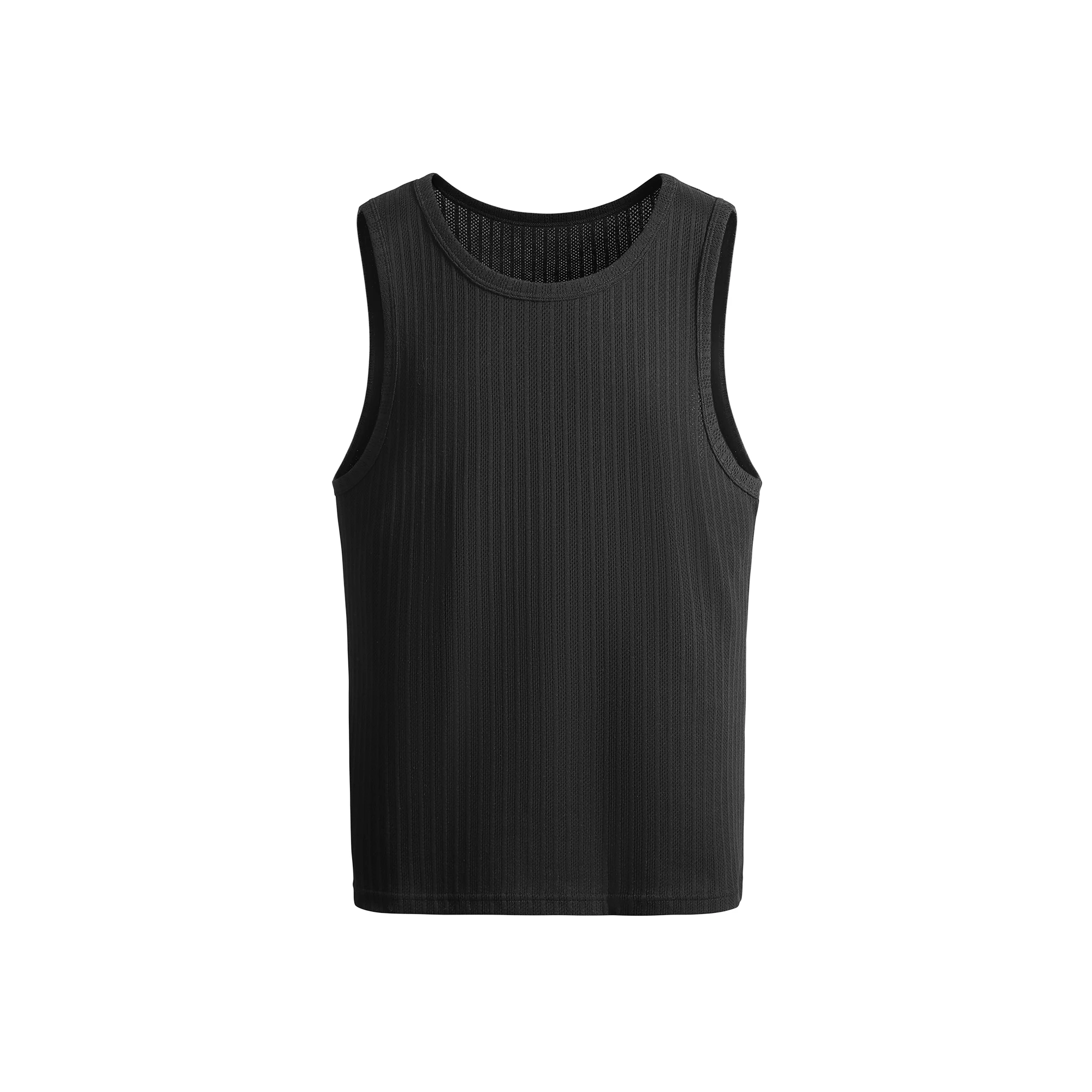 Mens Vests Linen Cotton 16S Ultra Fine Spun Old Money Cool Feeling Sport Sleeveless Top