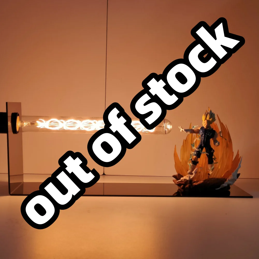 

Dragon Ball Anime Majin Vegeta Lamp Led Bulb Action Figures Model Figurine Figure & Base & Lamp DIY Decoration Collection Toys