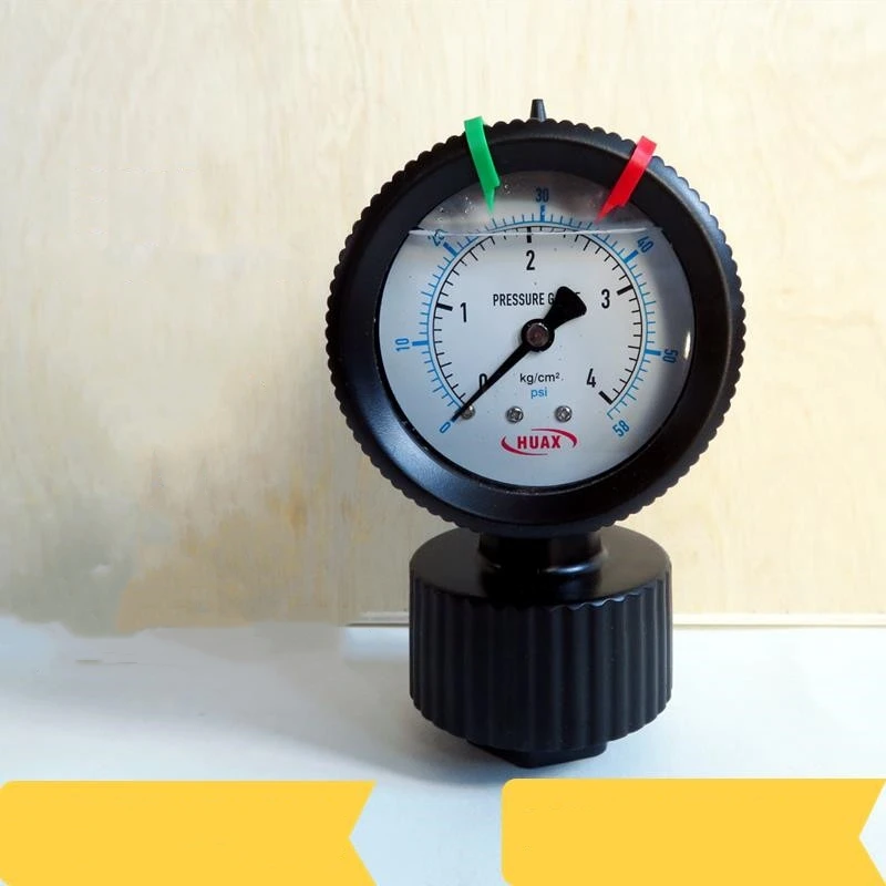 Imagem -02 - Xin Tester pp Diafragma Medidor de Pressão Plástico Dupla Face Pcb Anti-corrosão Medidor de Pressão de Água 10kg 7kg Pvc Ácido