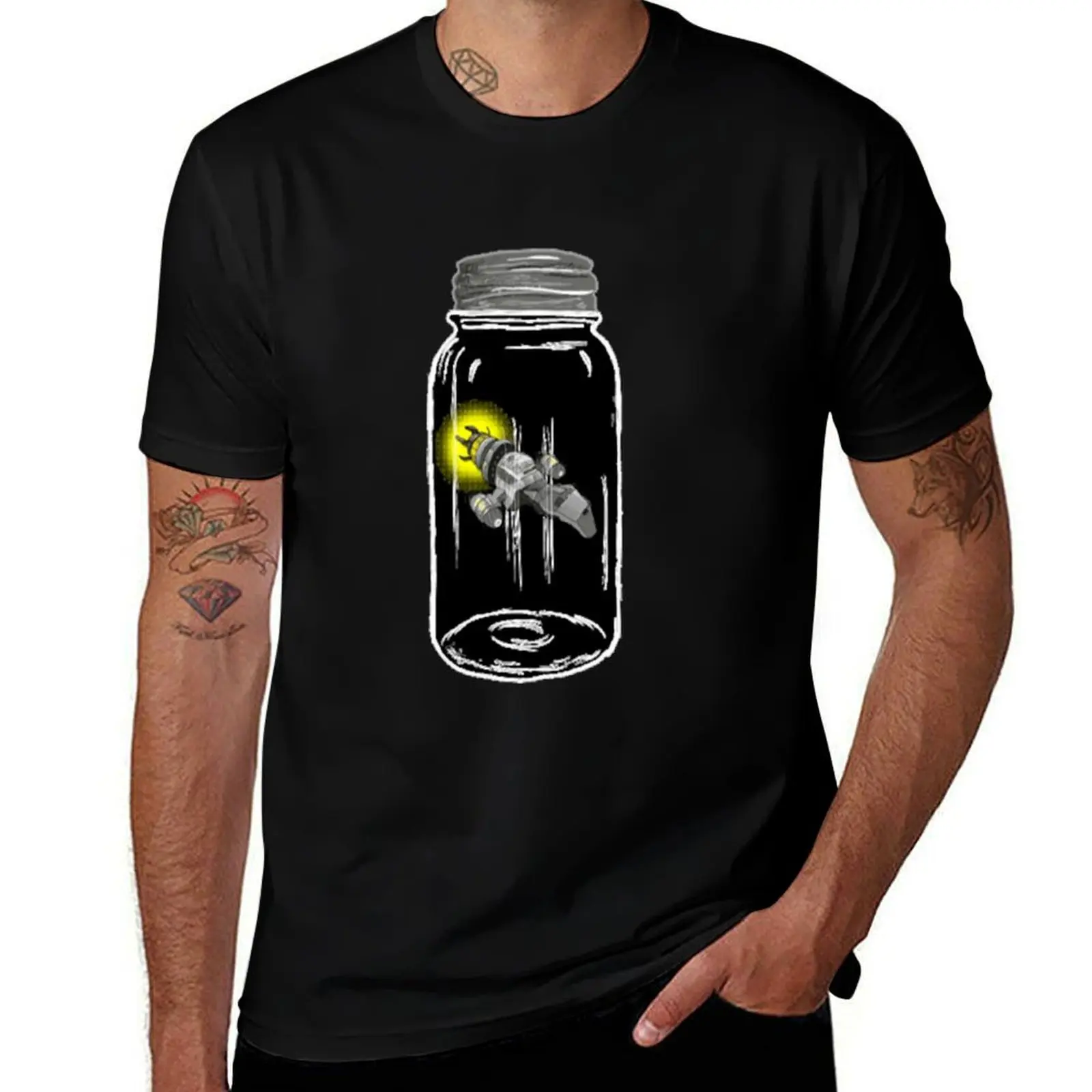 Unusual Firefly T-Shirt Creative Graphic Tee Shirt