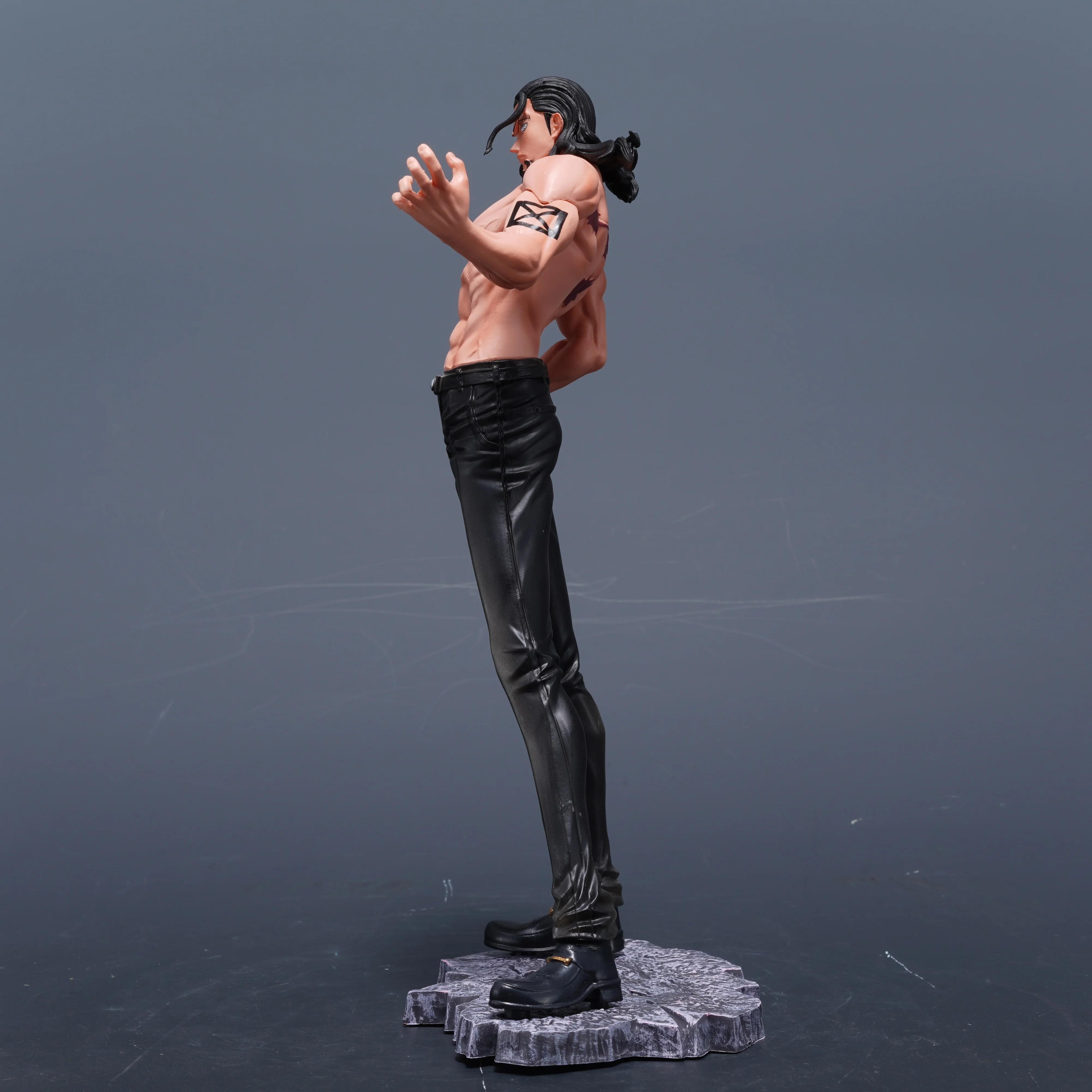 25cm Gk Rob Lucci Figurka Anime One Piece Cp0 Lider Smok I Tygrys Cp9 Ozdoba Na Biurko Statuetka Model Pvc Zestaw Garażowy Prezenty Dla Dzieci