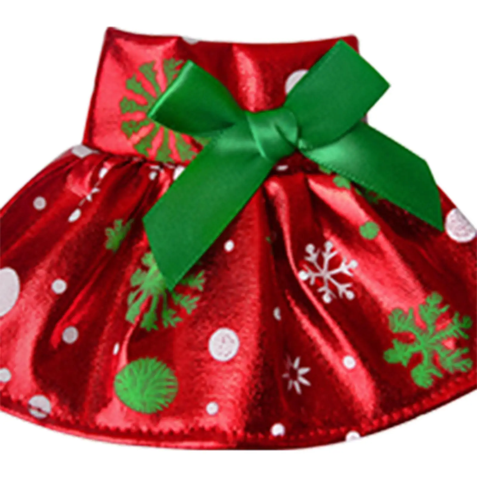 Polyester pop rok jurk kerst elf couture kledingset voor 1-12 Bjd poppen meisje speelgoedaccessoires