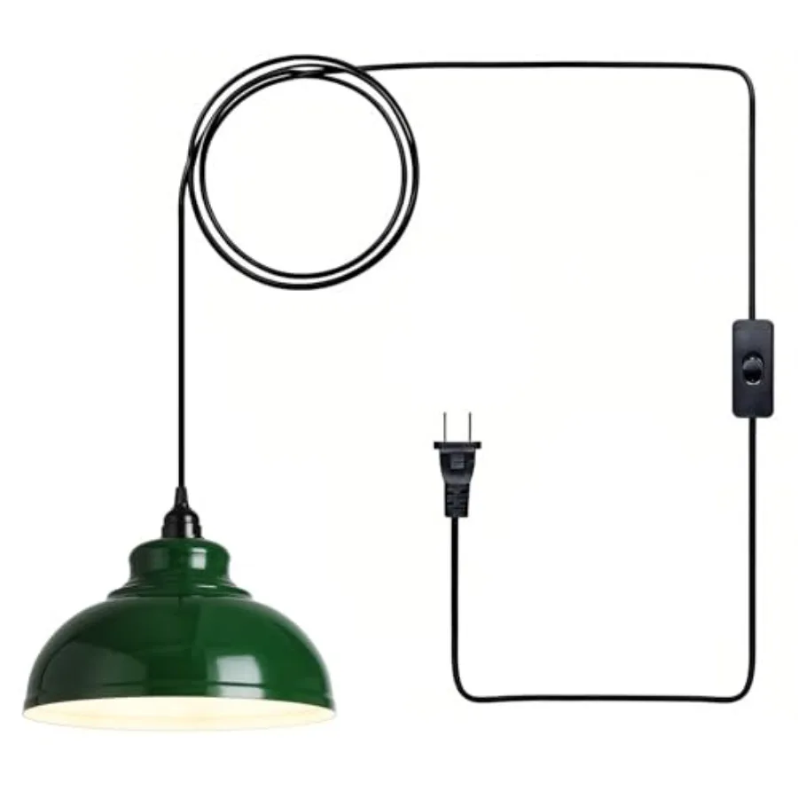 

in Pendant Light: Hanging Lamp in, 14.7ft Swag Lamp Cord with On/Off Switch for Kitchen Island/Dining Room/Bedroom/Living Room