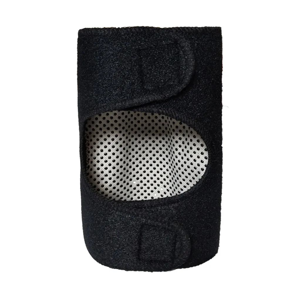 Manga de cotovelo ajustável, 2 peças, terapia ativada por calor, auxiliares de circulação, estabilidade conjunta, tecido elástico macio para confortável e seguro