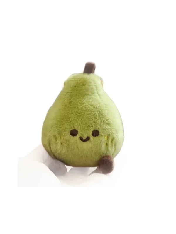 Jouet en peluche petite poire verte : adorable mini peluche de fruits avec porte-clés, cadeau parfait et mignon pour les filles et les meilleurs amis comme charme de sac à livres
