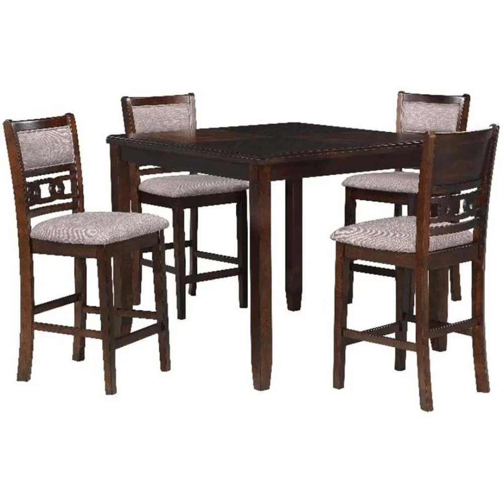 Gia 5-Piece Dining Table with Four Chairs, 42