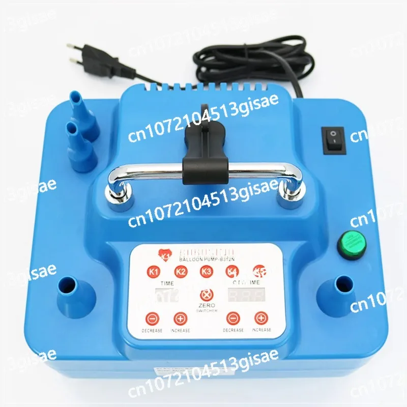 800W With Timer Dual Holes  Electric Balloon Pump  Professional Inflator With Memory Function Foot Switch 800W