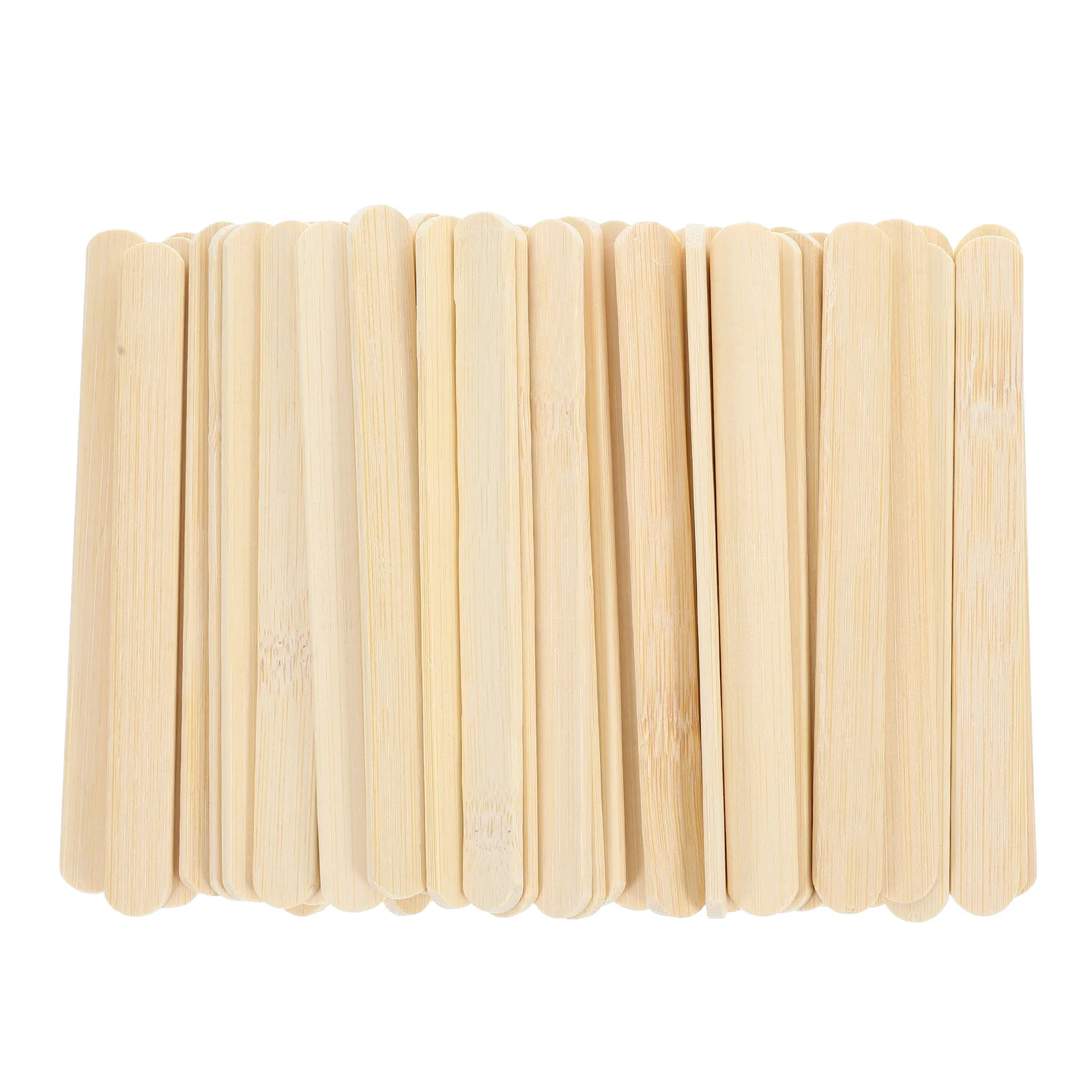

100pcs Apple Sticks Flat Wood Craft Ideal Caramel Apples Ice Cream Treats Wooden Skewers Fruit Kabobs Party Serving