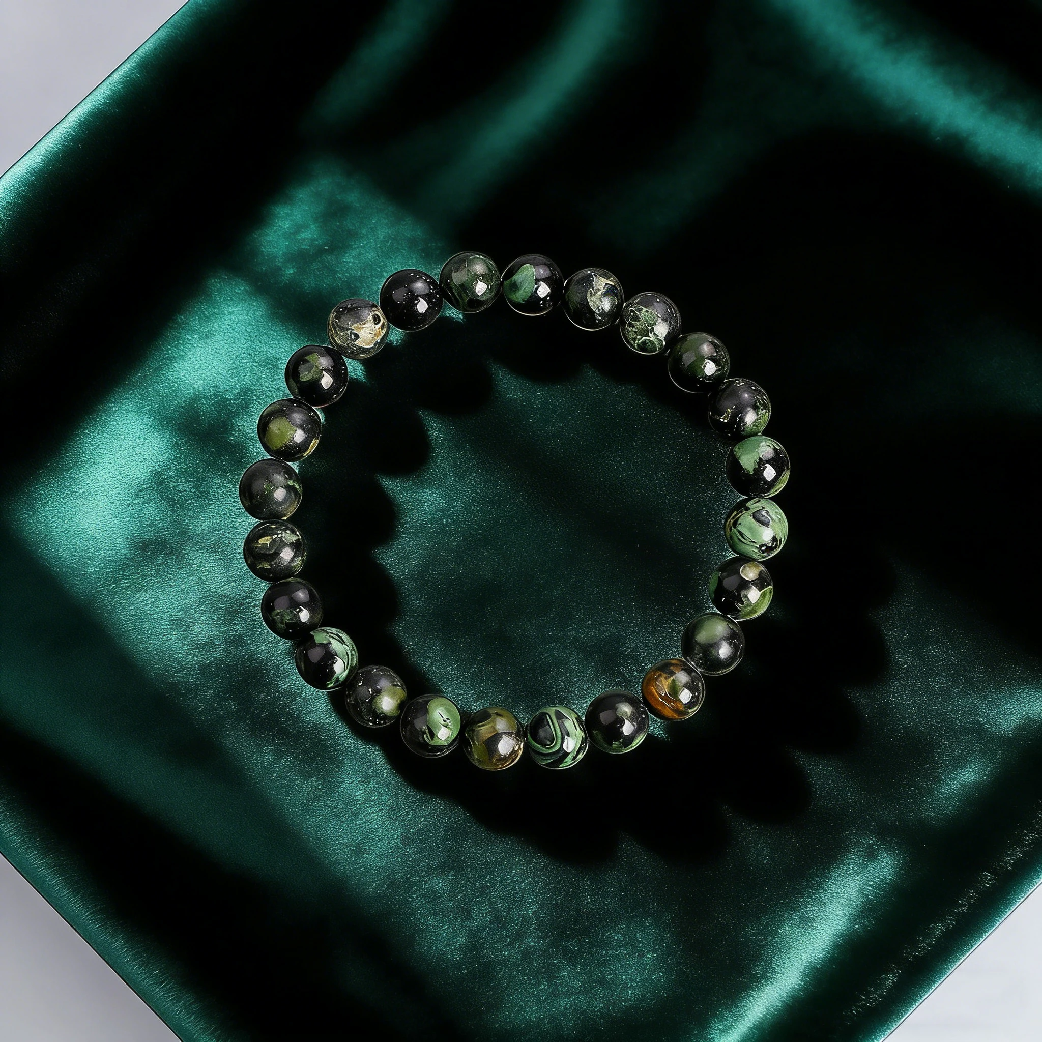 New Polar Jade Beads Bracelet 6 8 10mm Natural Stone for Women Vitality & Reiki Healing Charm Stackable Gemstone Jewelry Gifts