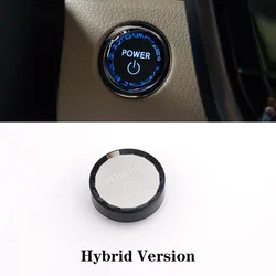 Car Engine Start Stop Switch Button ABS Crystal Cover For Toyota Camry Avalon Rav4 Highlander Ignition Button Auto Accessories