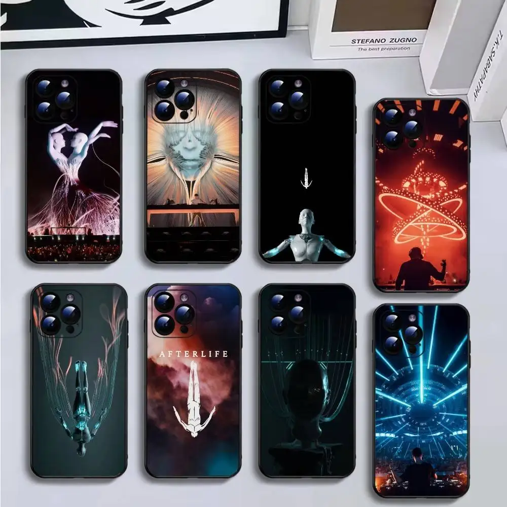 

DJ A-Afterlife Anyma Phone Case For iPhone16,15,14,13,12,11 Plus,Pro Max,XS,X,XR,SE,Mini,8,7,Soft Black Cover