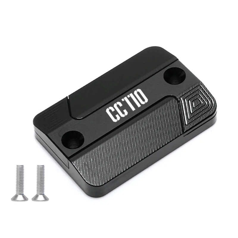 2025 جديد لهوندا الصليب شبل CC110 CC 110 دراجة نارية Accessoriea CNC الألومنيوم الجبهة الخلفية الفرامل خزان غطاء مع شعار cc110 #2